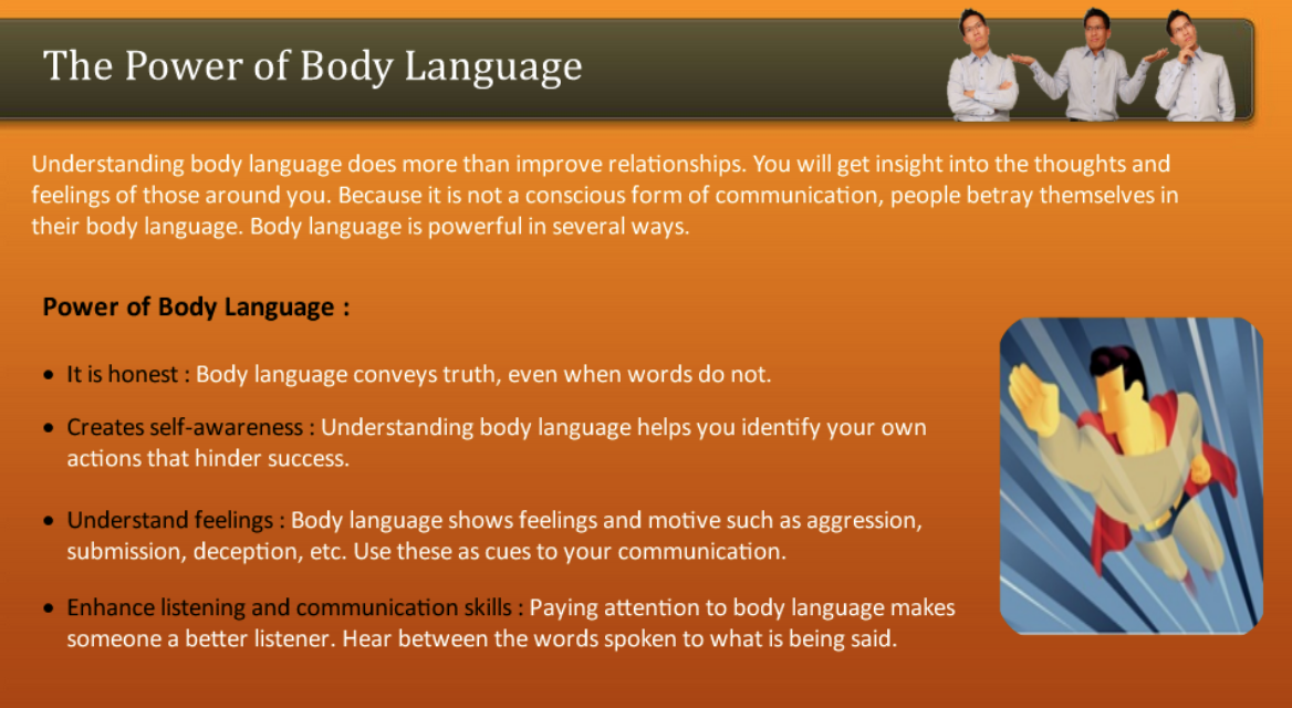 The Power Of Body Language Freshskills 